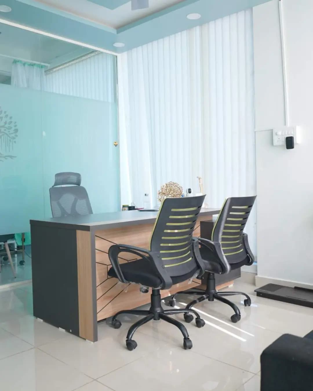 Private consultation room at Curis 360 Vasanthapura