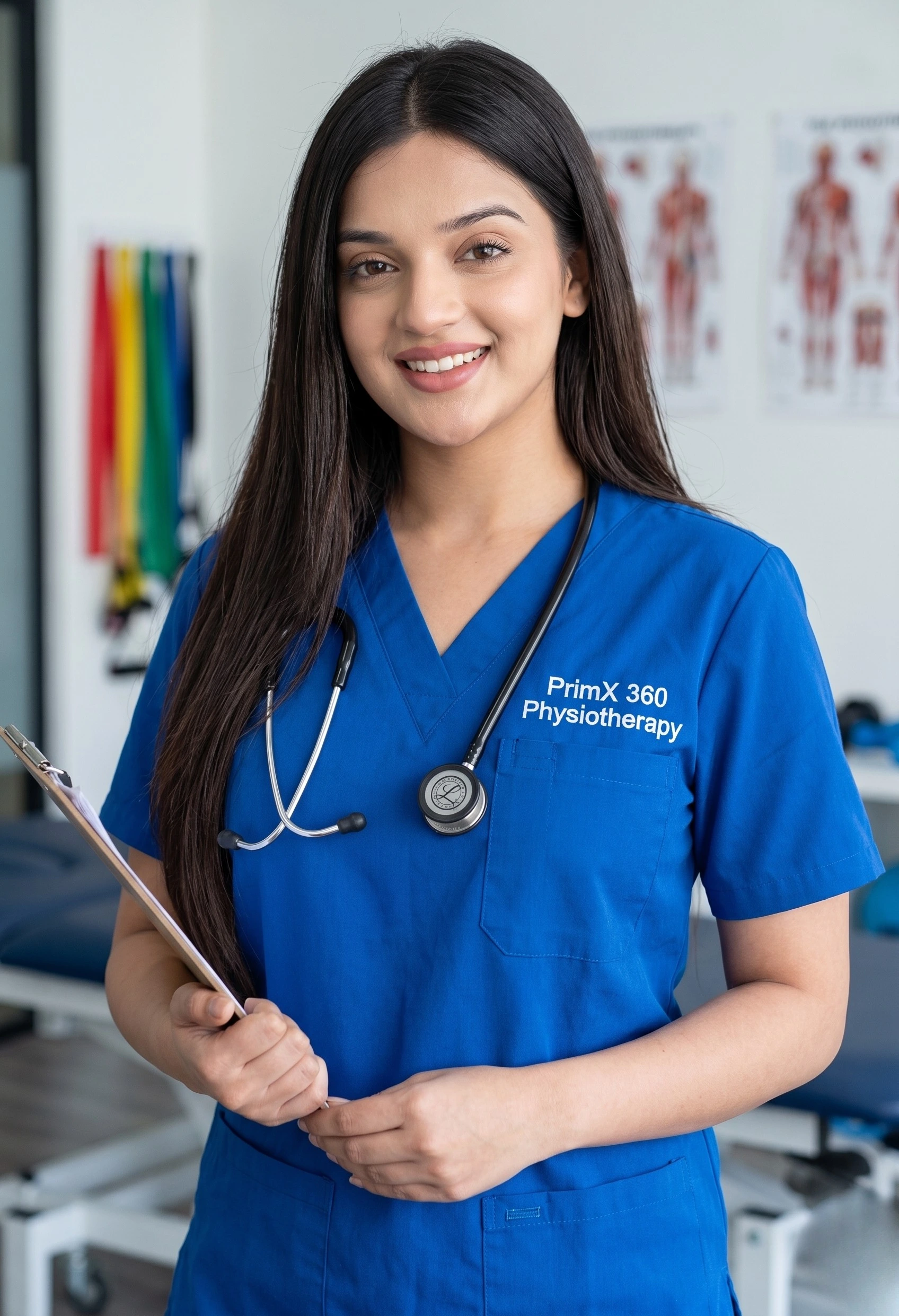 Curis 360 physiotherapist available through Aria, the clinic's AI assistant
