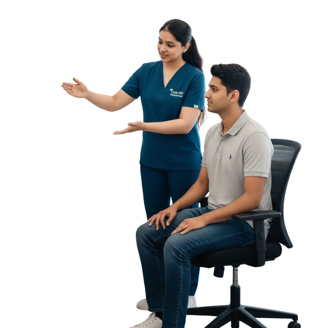 Corporate ergonomics assessment at Curis 360 Bangalore